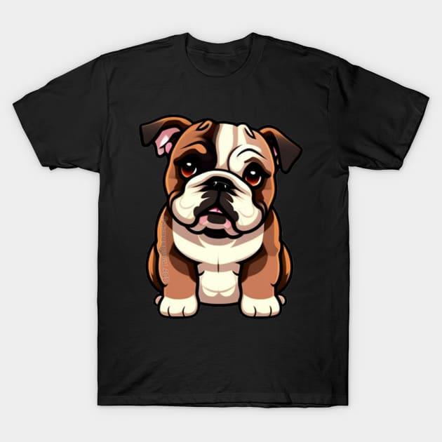 Bulldog T-Shirt by CDFRandomosity